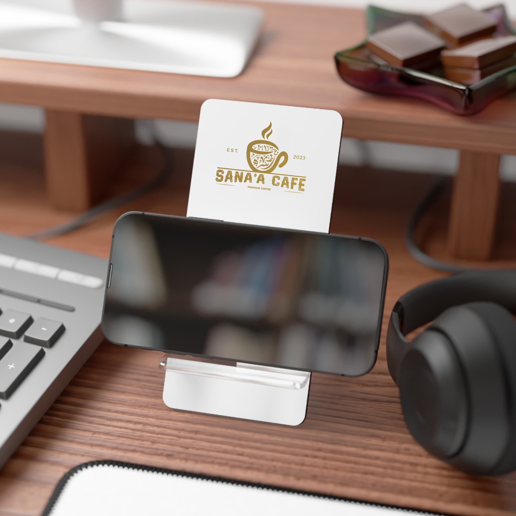 Sanaa Café Acrylic Phone Stand