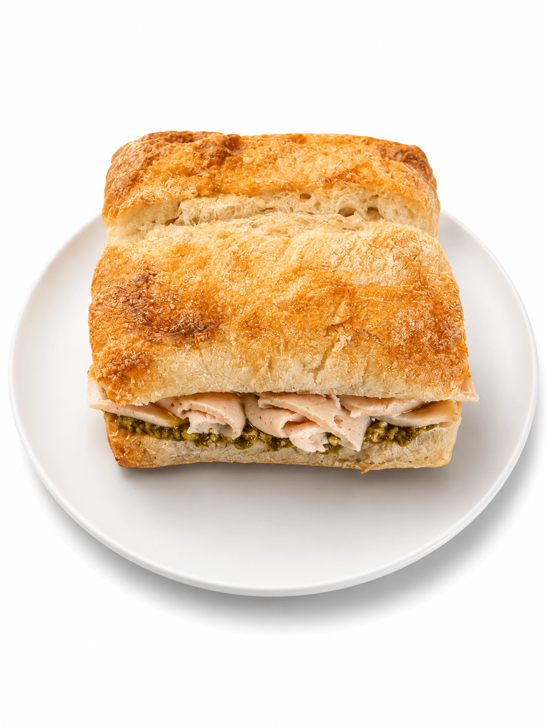 S.M. Turkey Pesto Chibata Sandwich